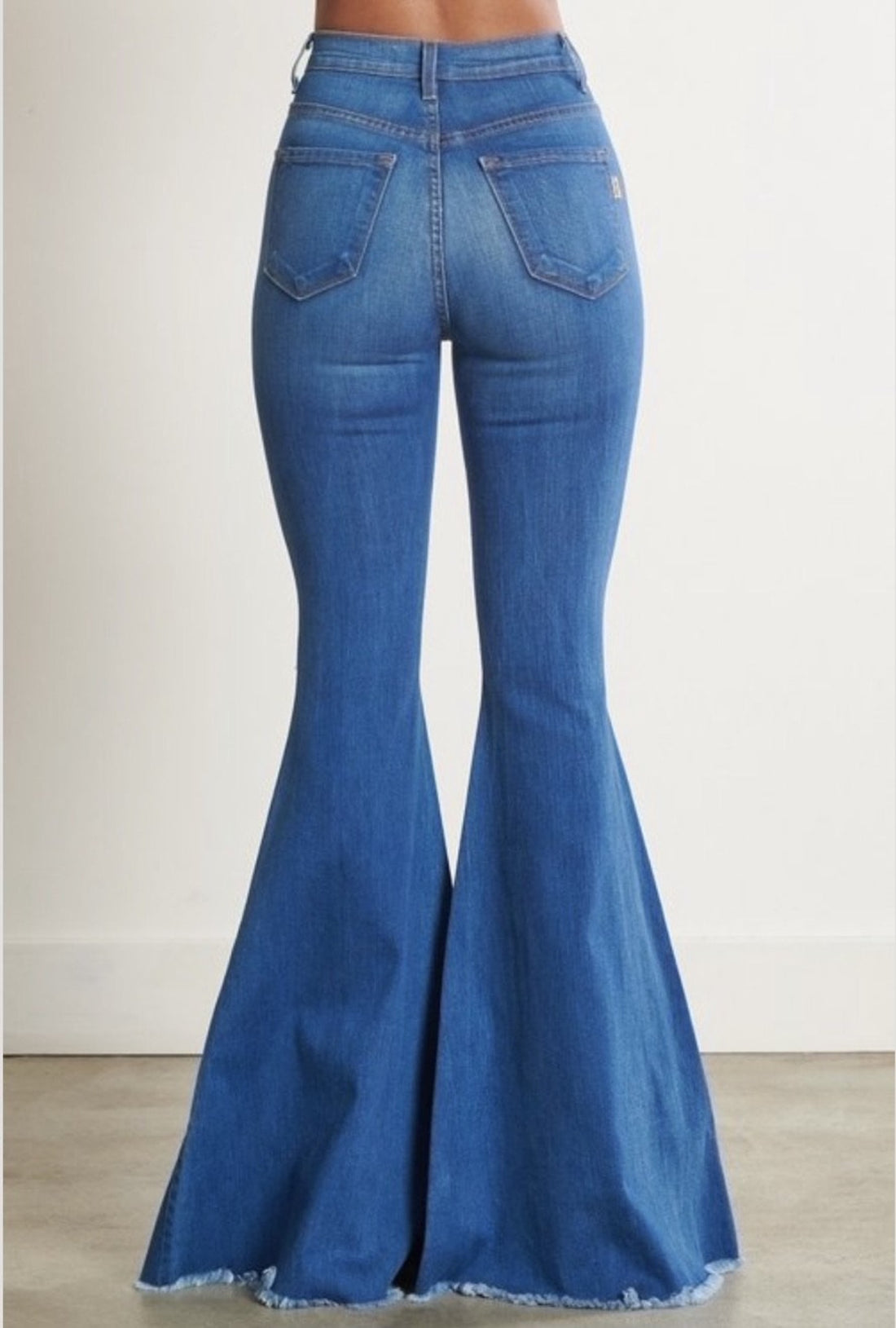 Distressed High-Waisted Flare Jeans – iFetish Apparel